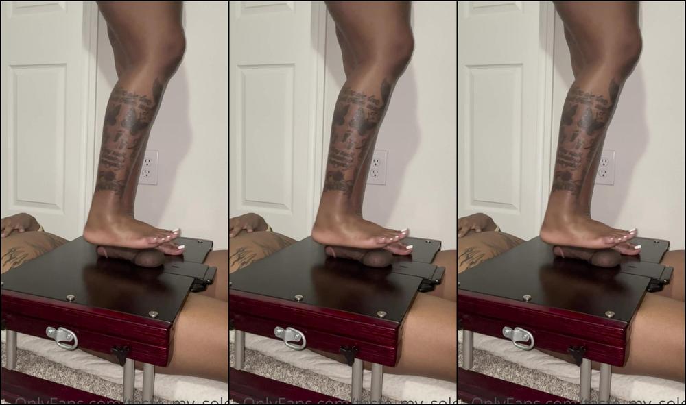 Taste My Solez Some Fun Ball Stomping With My Heels Crushing Down