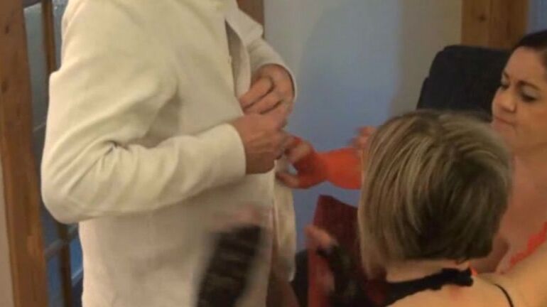 MILF, Lesbians, Orgasms, Threesome, Boy Girl Girl shooting star4u milfs testtoys ffm 3sum with presenter ManyVids