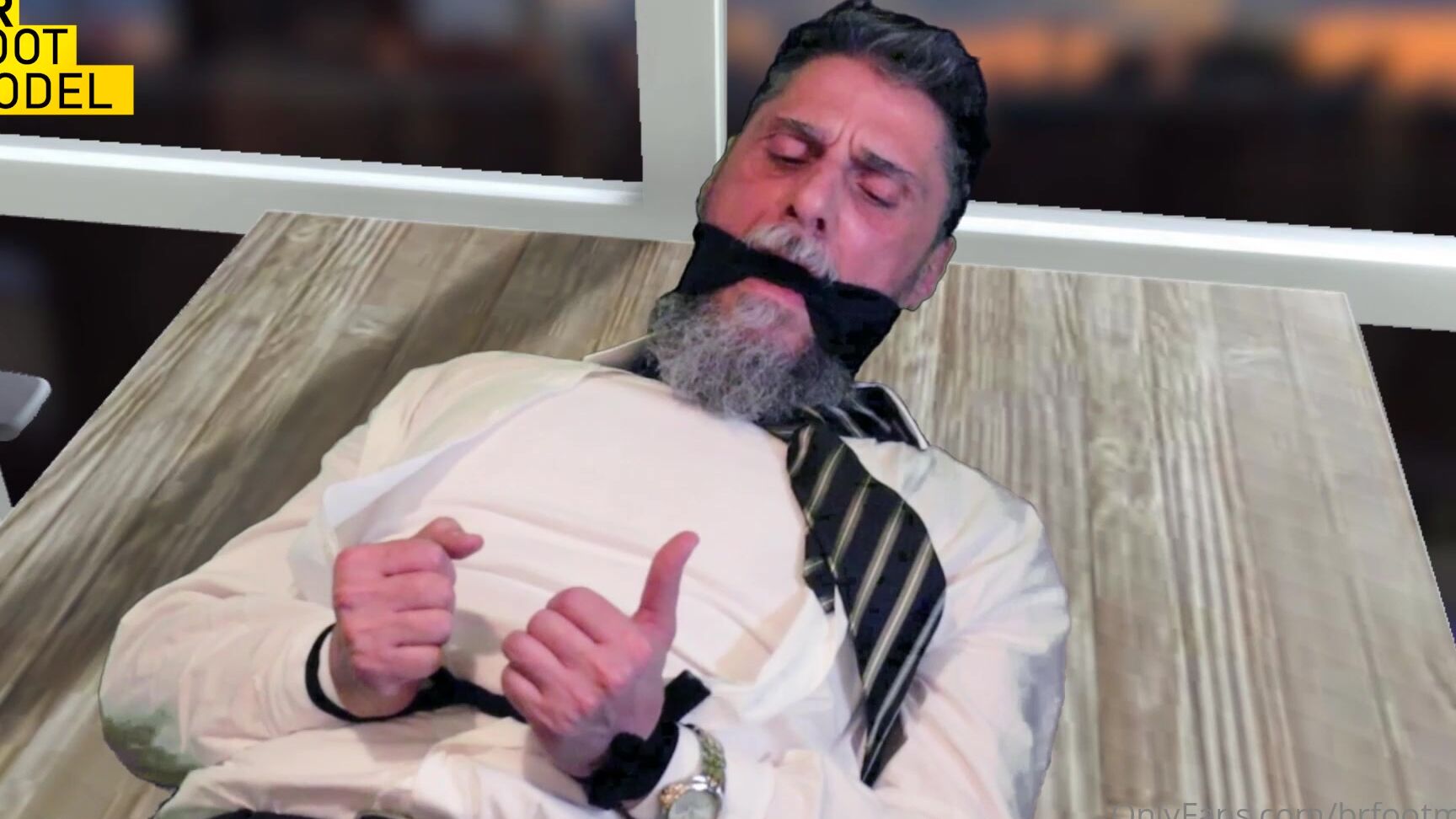 Brfootmodel 2640968132 10 15 2022 Bruno Tied Up