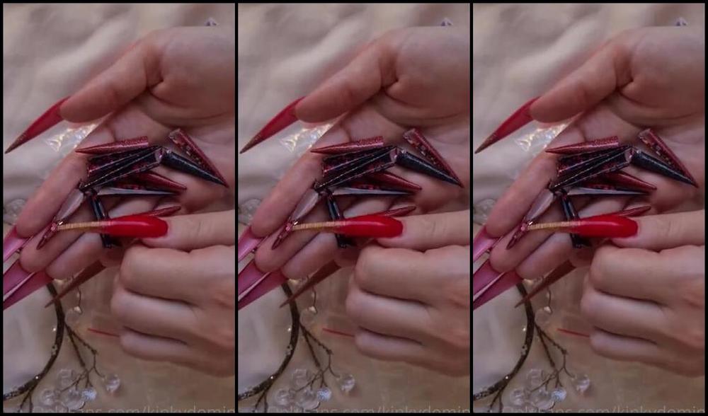Kinkydomina Onlyfans Good Morning Drone Here Are The Nails That I Am Selling The Price Is 140Set Including Shipping