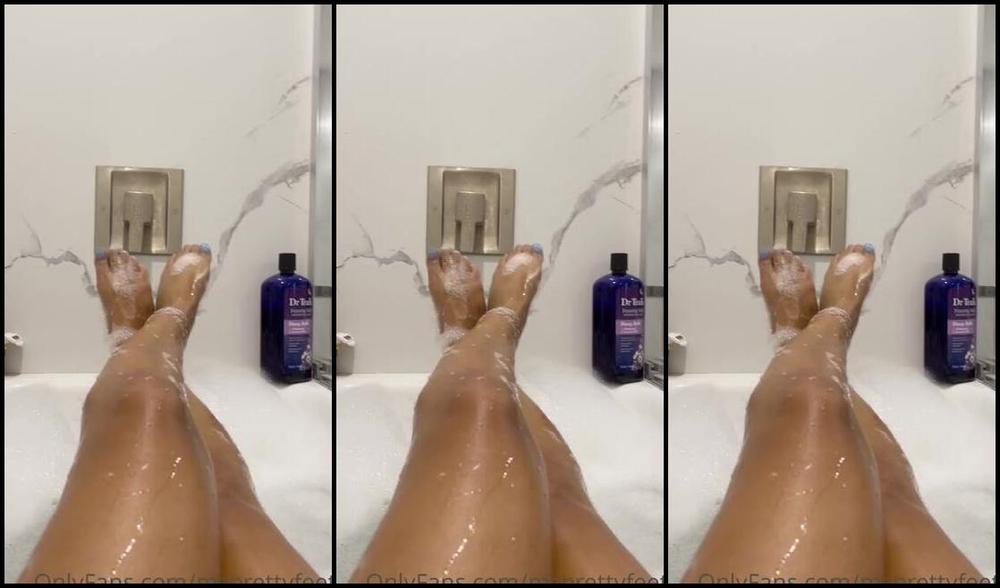 Msprettyfeet 08 10 2022 Onlyfans Video Showing Off My Pretty Toes In The Shower