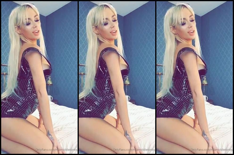 Mia Middleton Nicknamed Miamiddleton Onlyfans New Free Vid Latex Dress U Wanna Touch