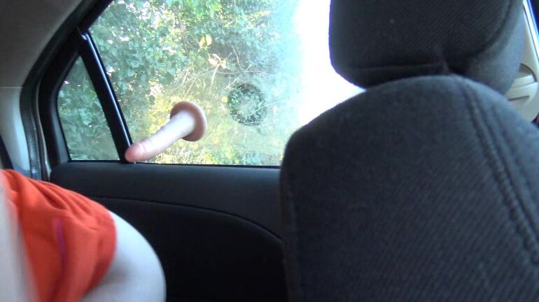 Brook Logan Dildo Car Park Fuck