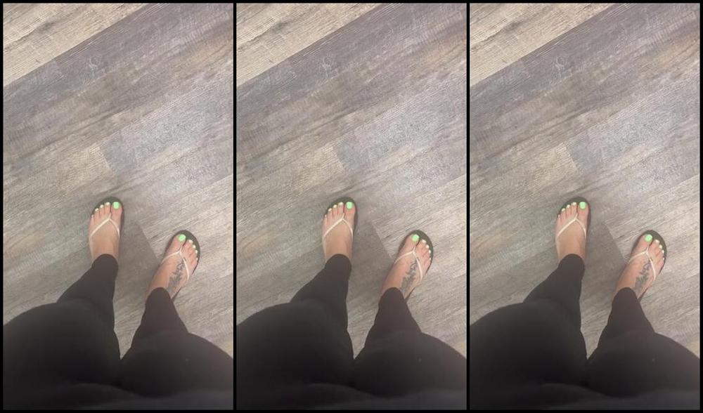Goddessmonica00W Foot Fetish 03 23 2024 Onlyfans Video New Pedi Flip Flop Walk Aroundp