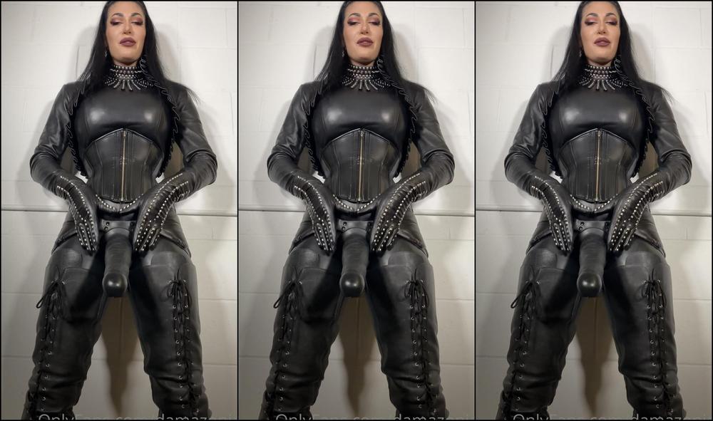 Damazonia Leather Mistress Demands Leather Mistress Gets Who Else Loves