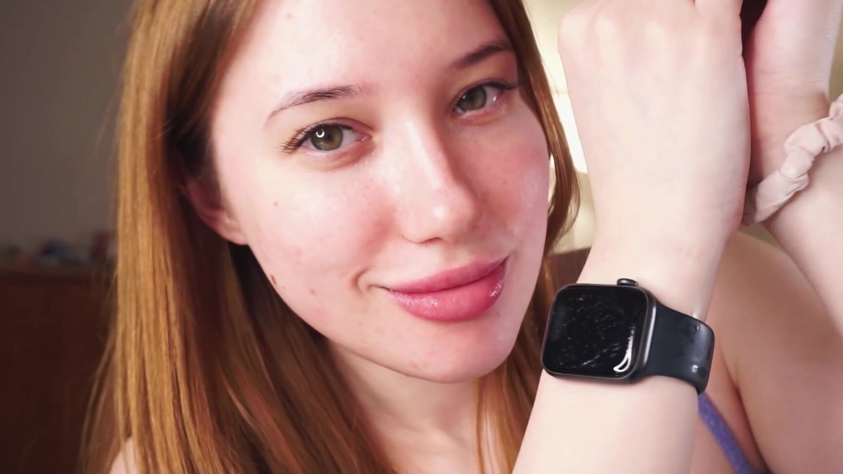 "Babyheavanian" applewatch, closeup, cum, face, facefetish, handworship, joi, licking, sfw, tongue, tonguefetish Lick my Apple Watch close to cam manyvids