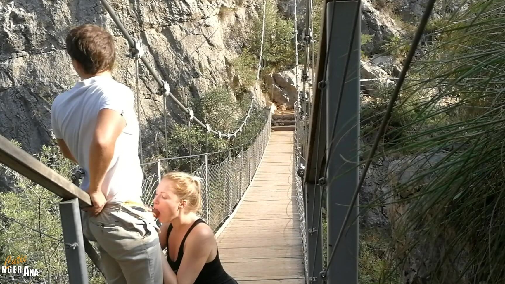 CutieGingerRussian Russian Teen Swallowing in the Mountains PornHubPremium