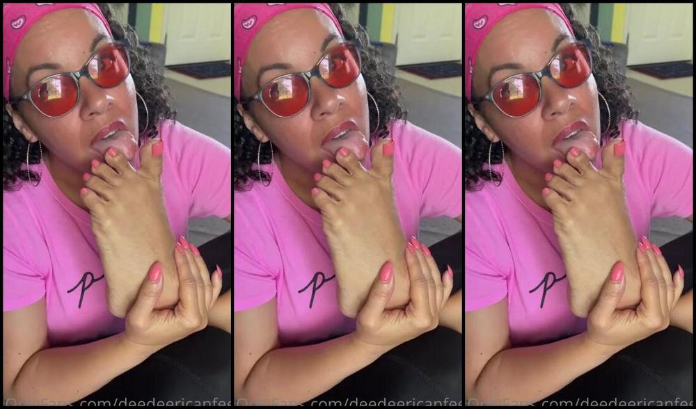 Deedeericanfeet Onlyfans As Requested Selfworship Yummy Foot U Want Some