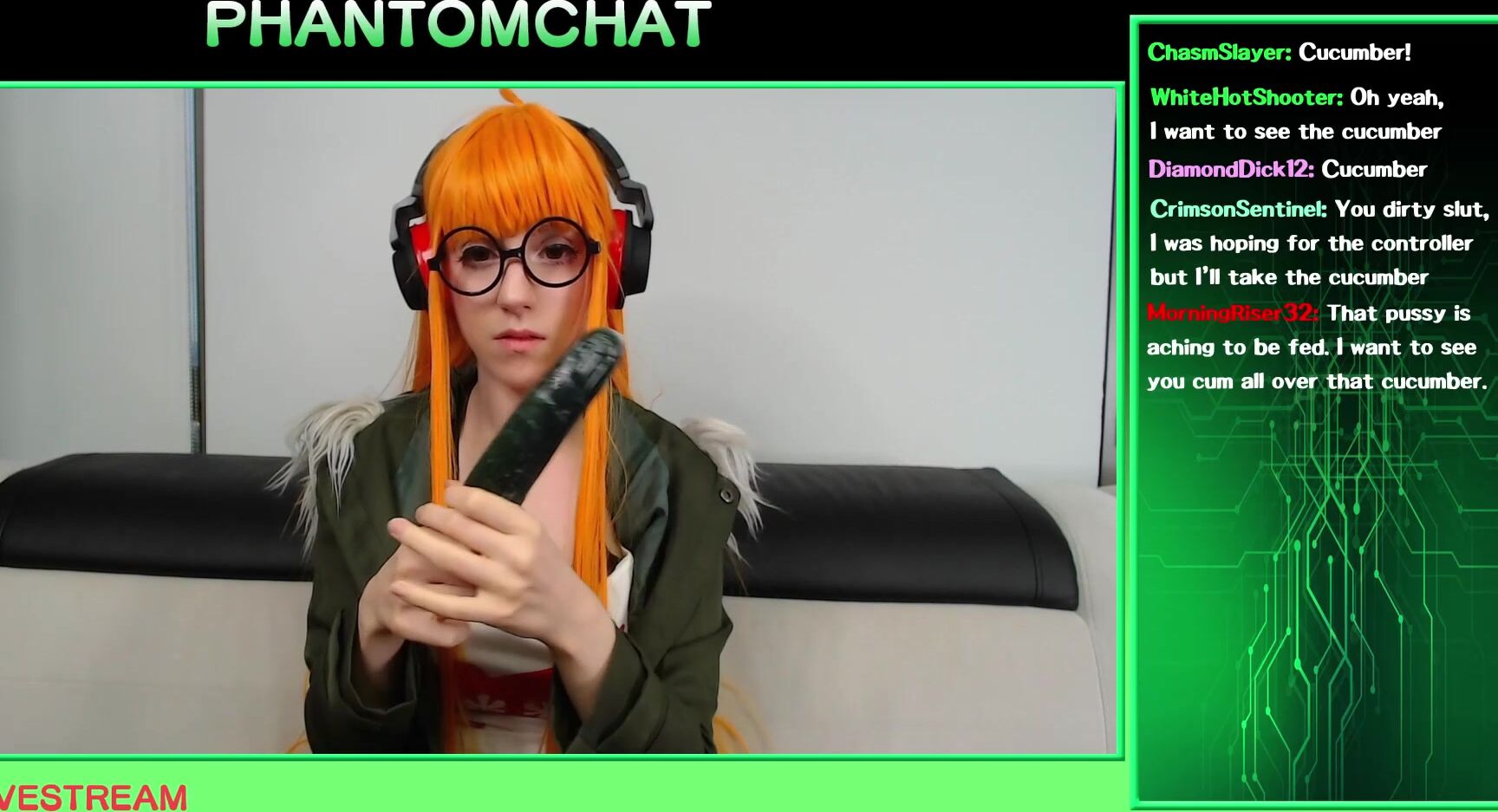 Blowjob, Solo, Cosplay, Toys Lana Rain - Futaba Sakura Enter the Persona SiteRip