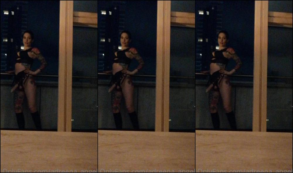 Adreena Angela Slutting About With My Big Dick On Subs Balcony