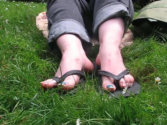 Camgirlkitten Outside Flip Flops