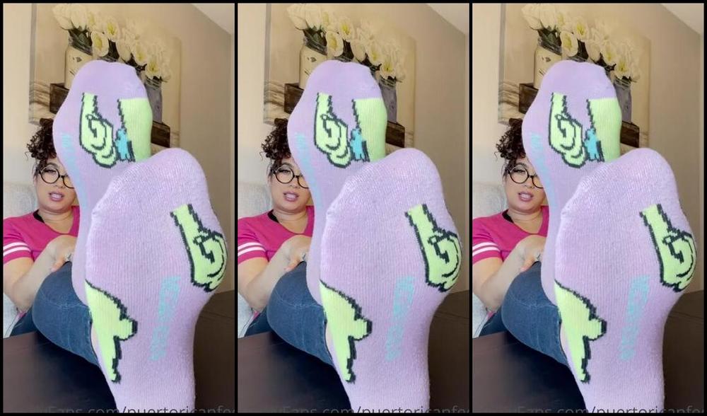Puerto Rican Nicknamed Puertoricanfeet Onlyfans Stinky Sweaty Sock Removaltease