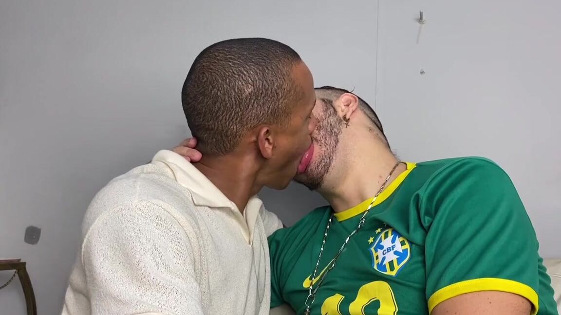 rj male videos hot kisses with 2 latin lovers by derrick patrick and mario soares clip full Clips4Sale