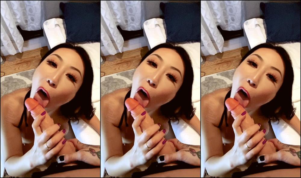 Asian,Dildo Fucking,Dildo Sucking nicoledoshi getting fucked by strap on dildo pov ManyVids