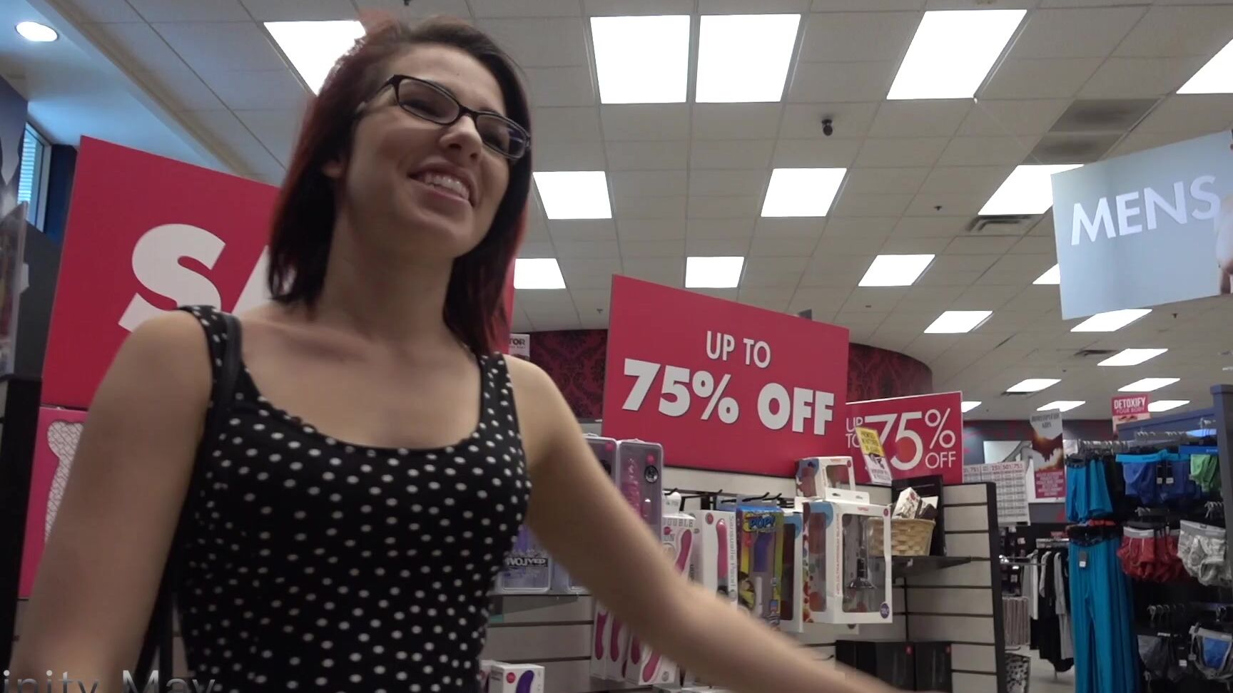 Flashing In The Sex Toy Store