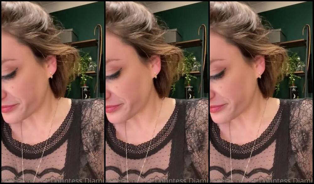 Countess Diamond Aka Countessdiamond Onlyfans Goodnight My Little Devils I Suggest You Complete A Little Task While I Sleep Comment