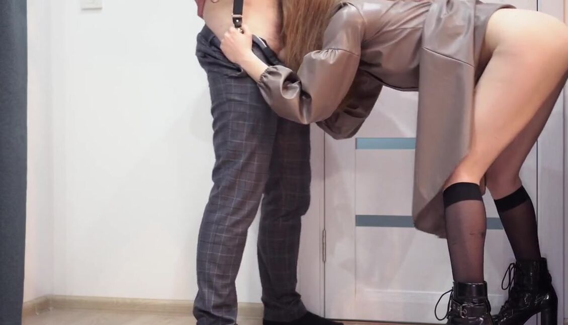 OttaKoi I got double penetrated in a leather latex dress. MMF threesome Pornhub