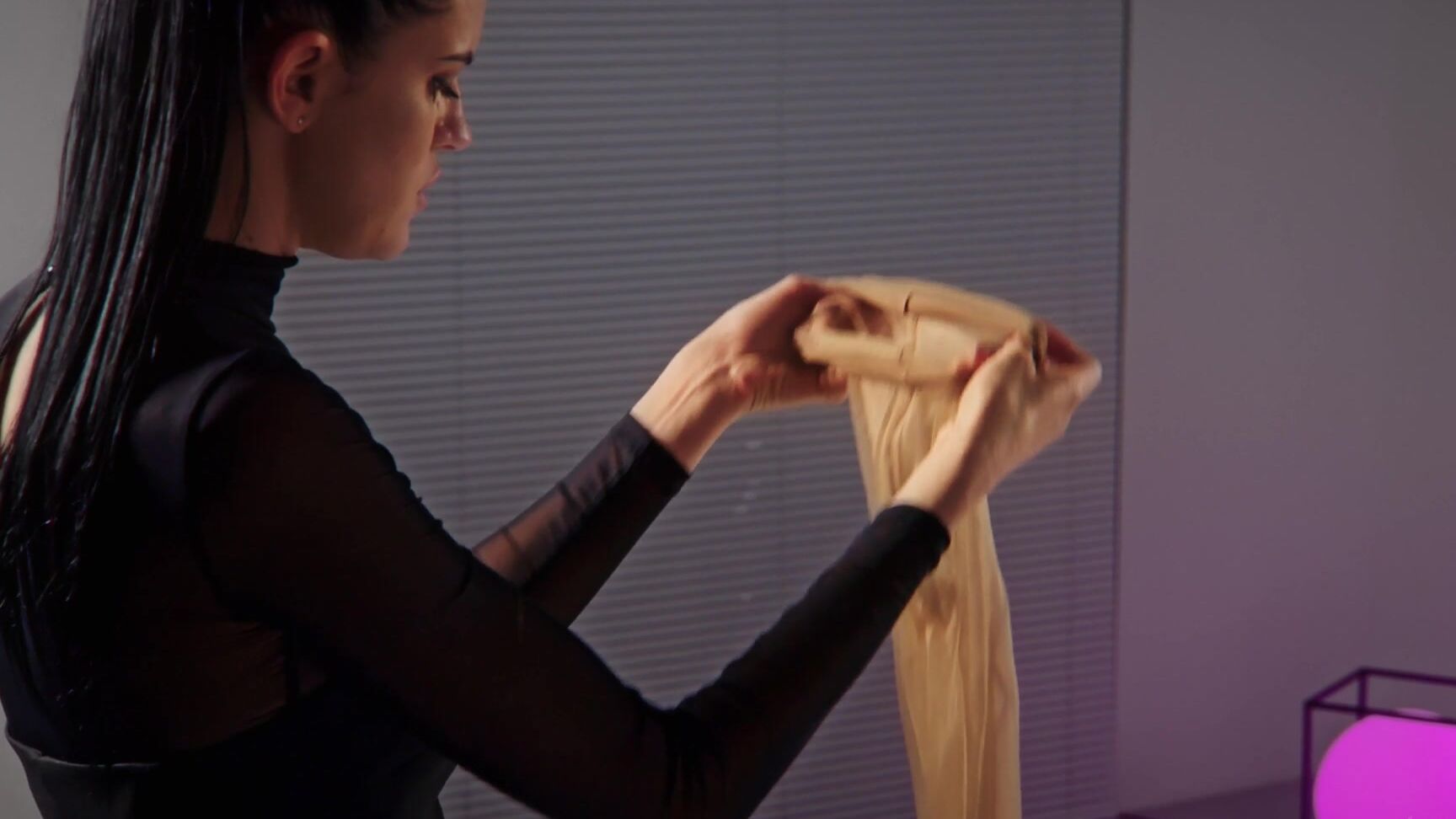 Trimmed, Cunnilingus, Lesbian, StrapOn, Girl, Dildo, Cumshot, Blonde, Brunette, Natural Tits, Pantyhose Ann Joy & Mia - Audition - Ann Joy 2 SiteRip