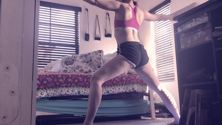 Smoking, Stretching, Strip Tease, Striptease ohhaikitty strip yoga ManyVids