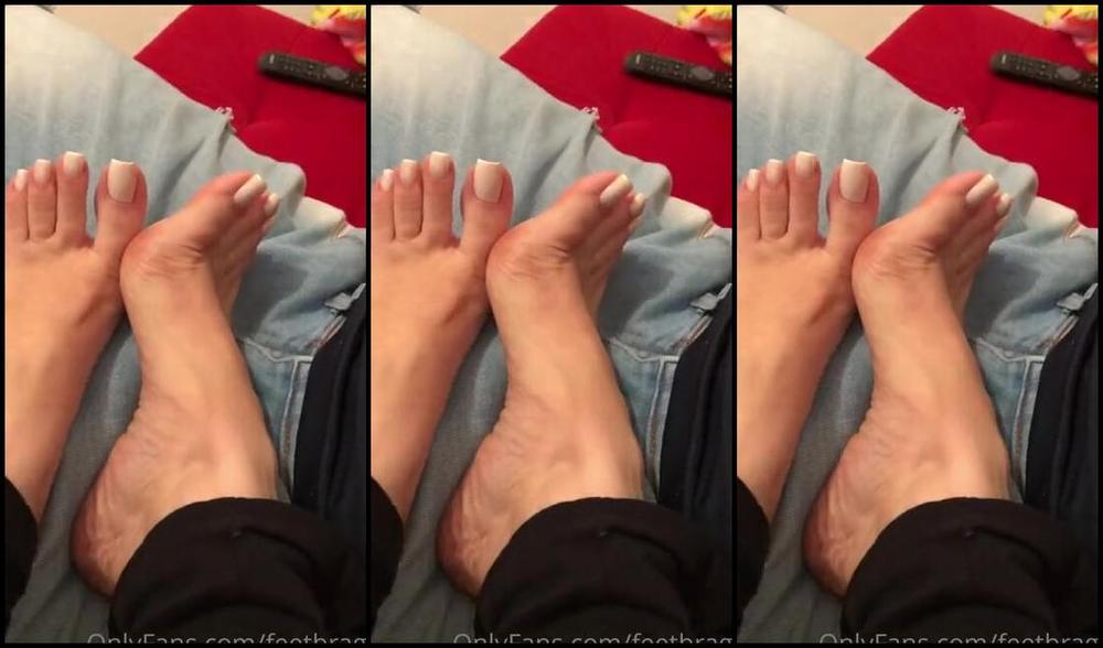 Feetbraga Onlyfans Passando Os Pezinhos No Pau Do Meu Amigo Ser Que Animou