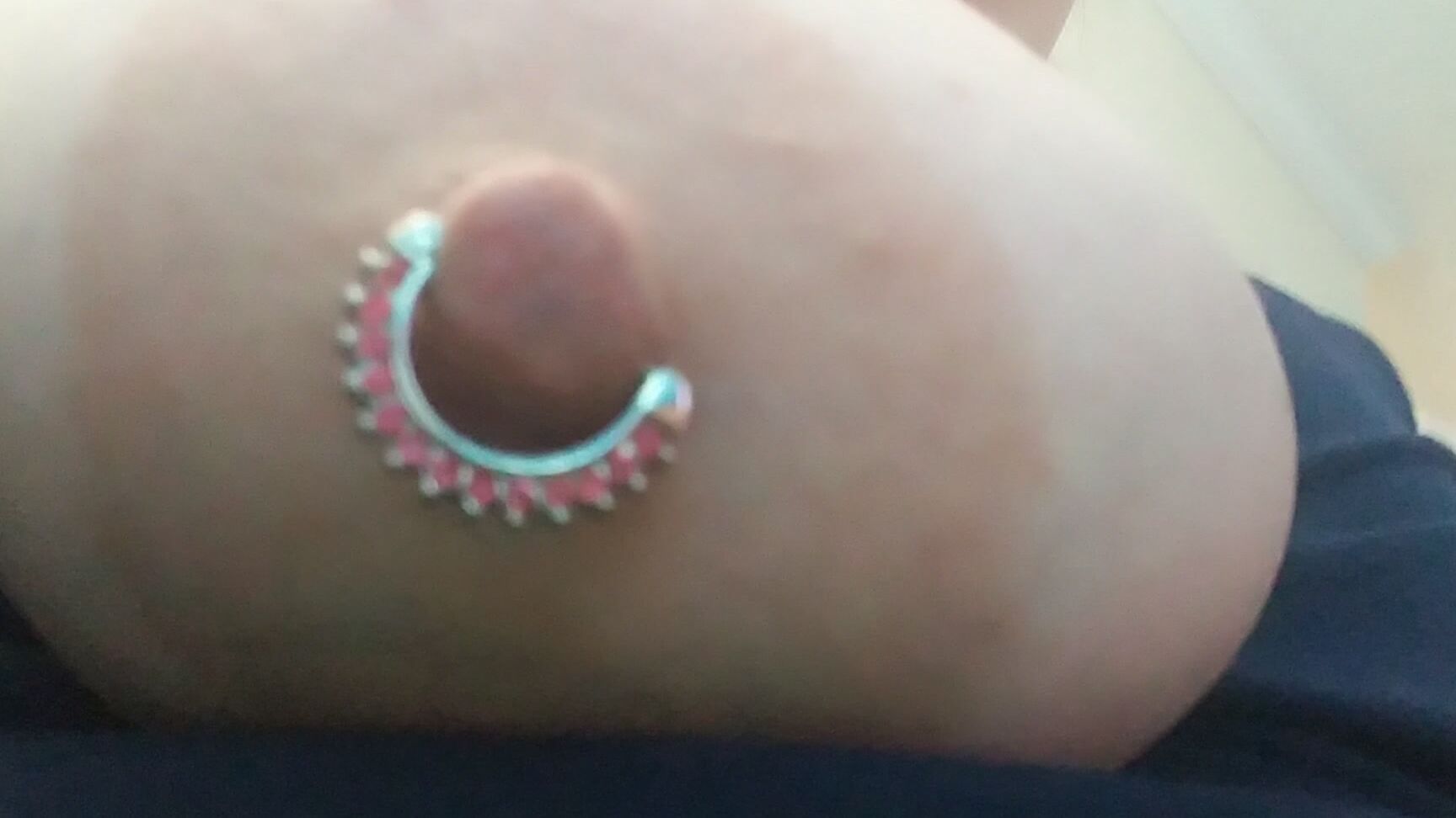 Camgirlkitten Crushed By Giant Pierced Tits