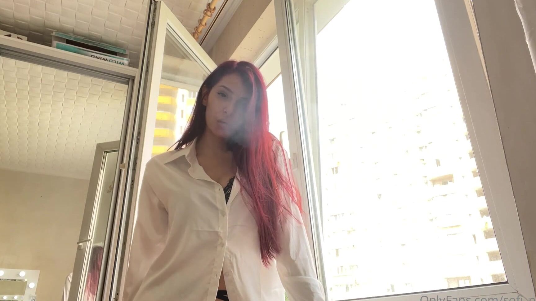 Petite Princess FemDom - Teasing While Smoking