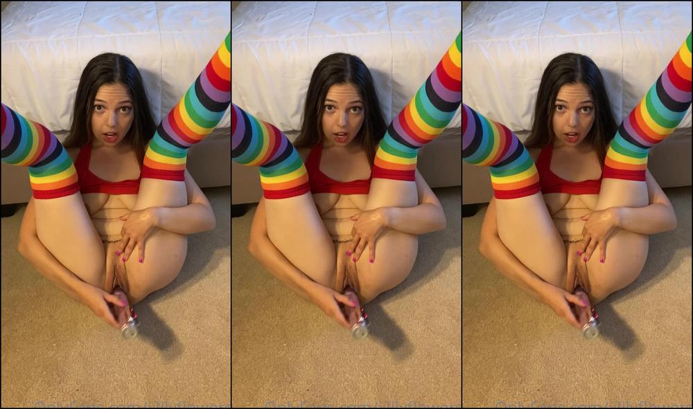 Xlilyflowersx Rainbow Socks Dildos And Butt Plugs Oh My