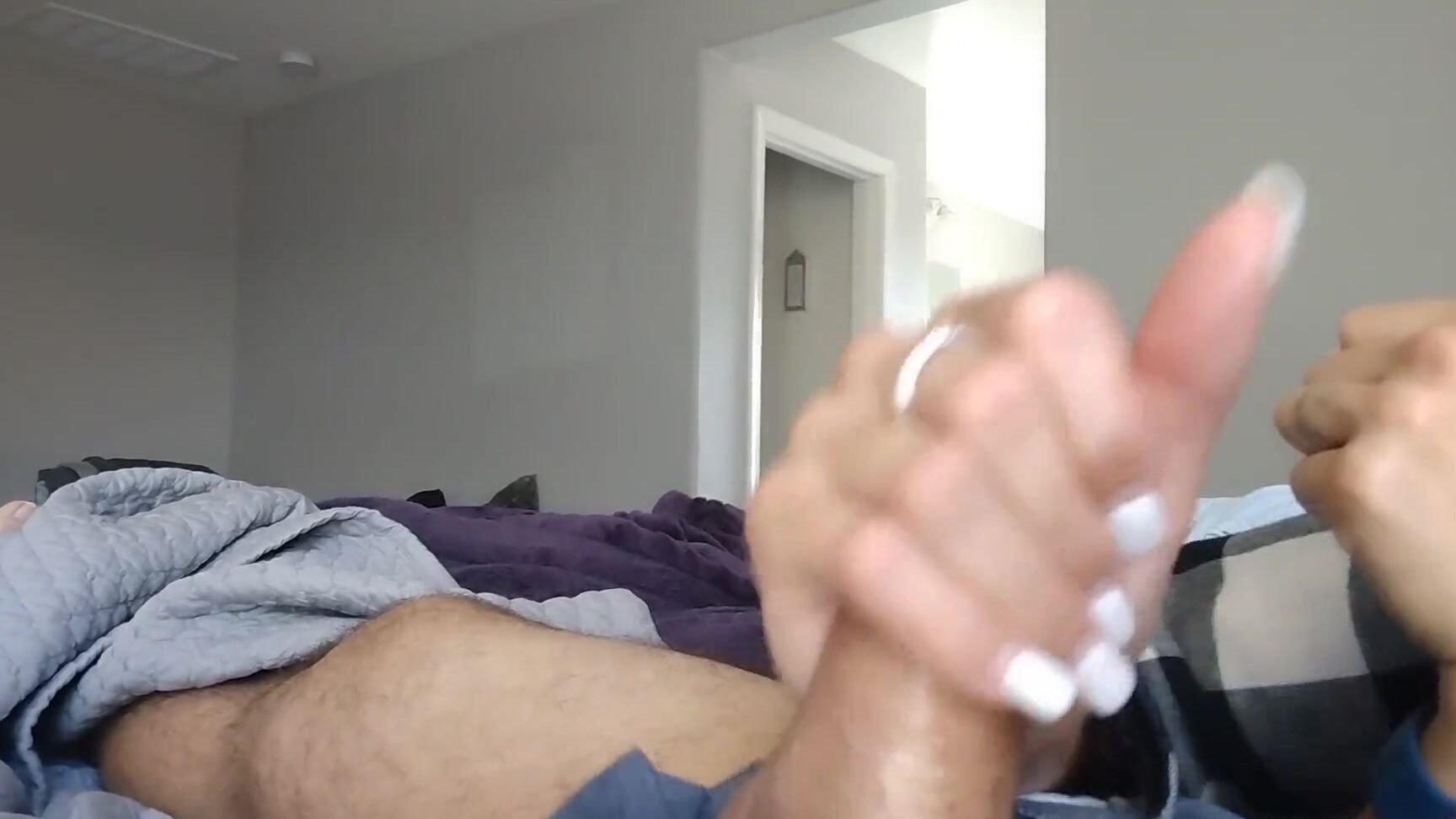 Lubed Handjob With A Ghost Load Pornhub Com