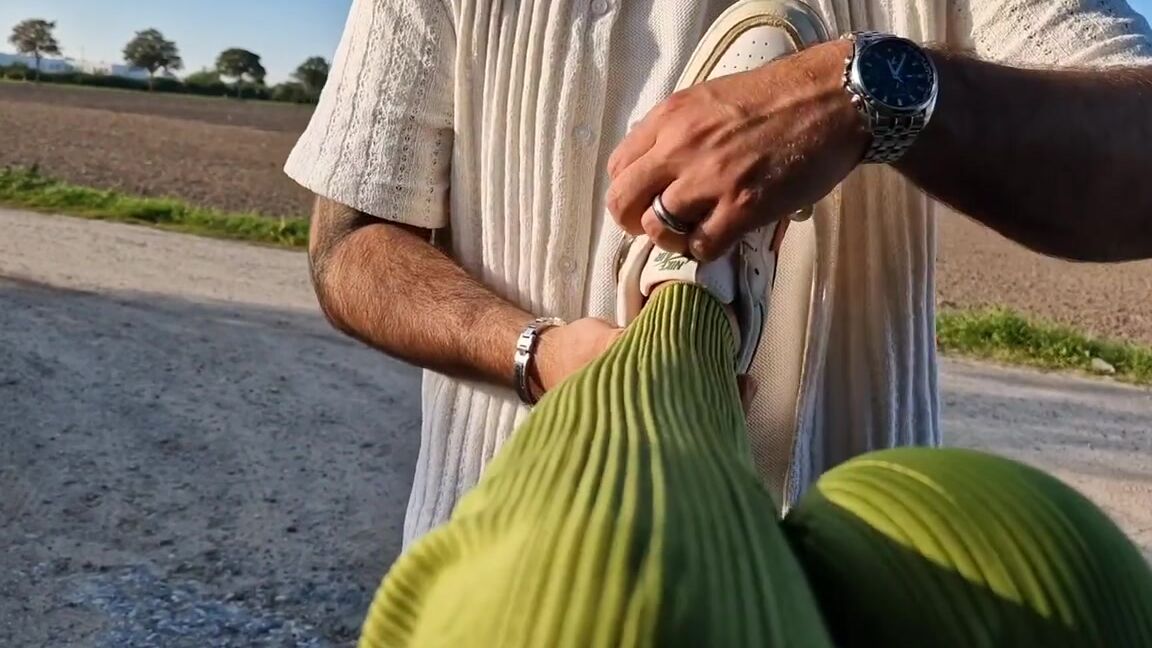 Germangirlnextdoor95 Onlyfans Feet In Face Action Today First He Has To Shoot My Nikes Then Sniff My Warm Steamy Socks The Wm