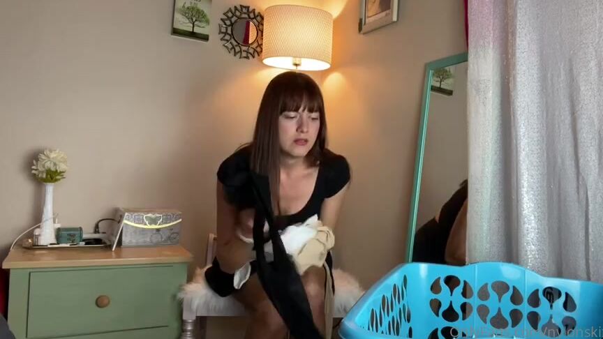 Nylonskitten Nicknamed Nylonskitten 08 30 2020 Onlyfans Video 7 Min Video Going Through My Pantyhose Laundry With You Xoxo