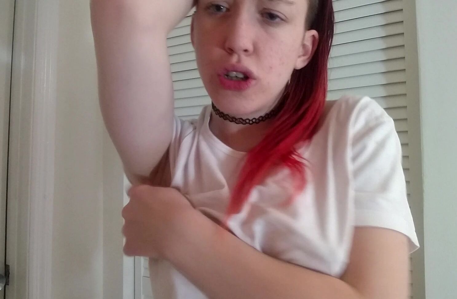 Sweat Fetish, Armpits, Workout/Gym, Verbal Humiliation, Barely Legal minny minx smell my sweaty pits ManyVids