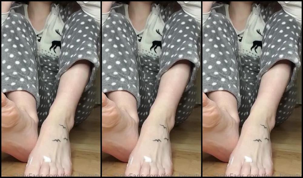 Feet Beautyx Nicknamed Feet Beautyx 12 31 2020 Onlyfans Video Bedtime Routine Wanna Massage Them Feet For Me Be My Guest