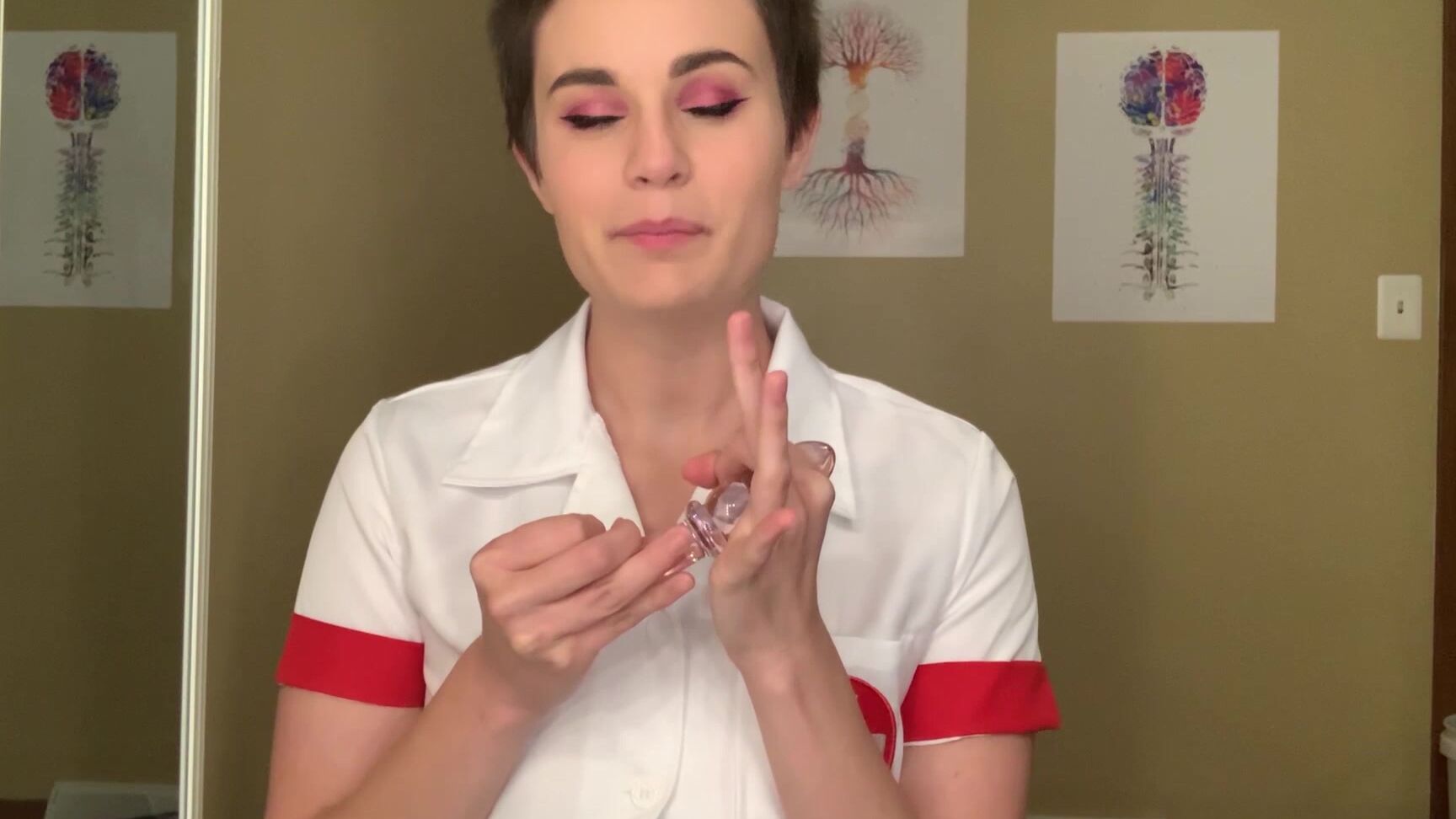 Nina Crowne - Nurse Denial JOI ManyVids