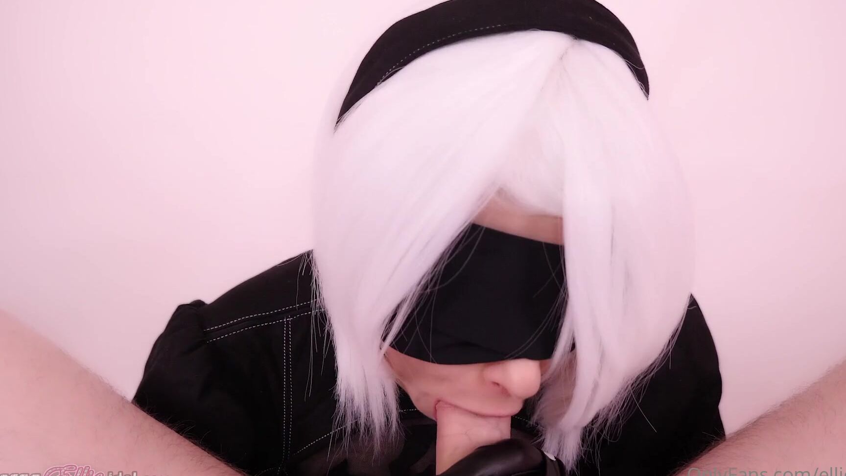 Ellieidol B J In This Blowjob Clip I M Cosplaying As The Lovely Yorha Android B From Nier Autom