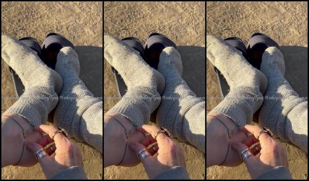 Thegingerdream Nicknamed Theginger Dream Onlyfans Sock Removal Showing Off The New Pedi