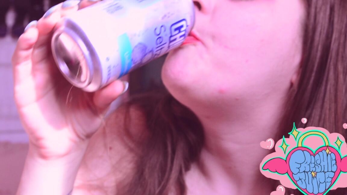 freshie juice burping and blowing it in your face ManyVids