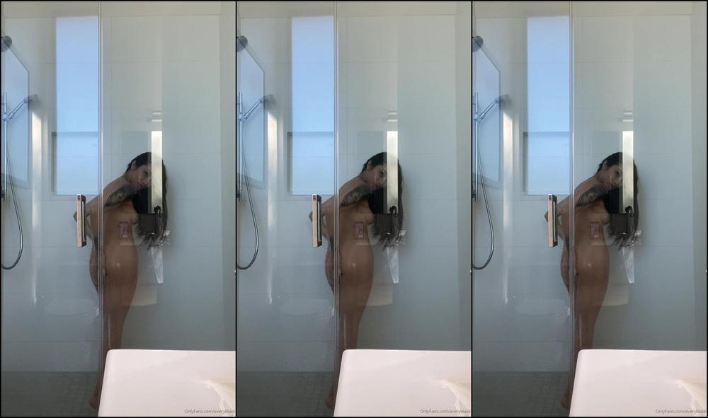 Averyblack Showering After A Scene
