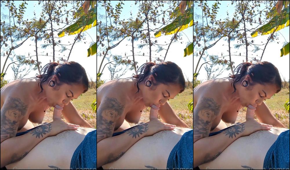 Lilah Samson Who Else Loves Banging Outdoors It S One Of My Favorites So Freeing Being Na