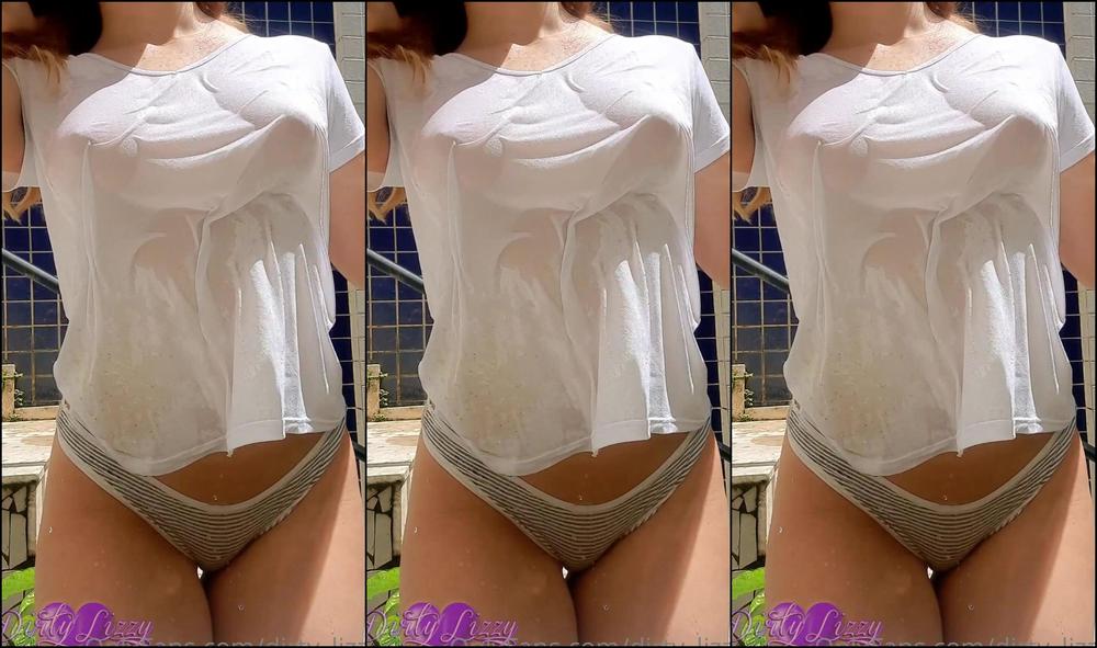 Lizzy Sweet 835202976 09 04 2020 In A Hot Morning I Decided Refresh Me In Front Of My Apartment Wetting Entire Body