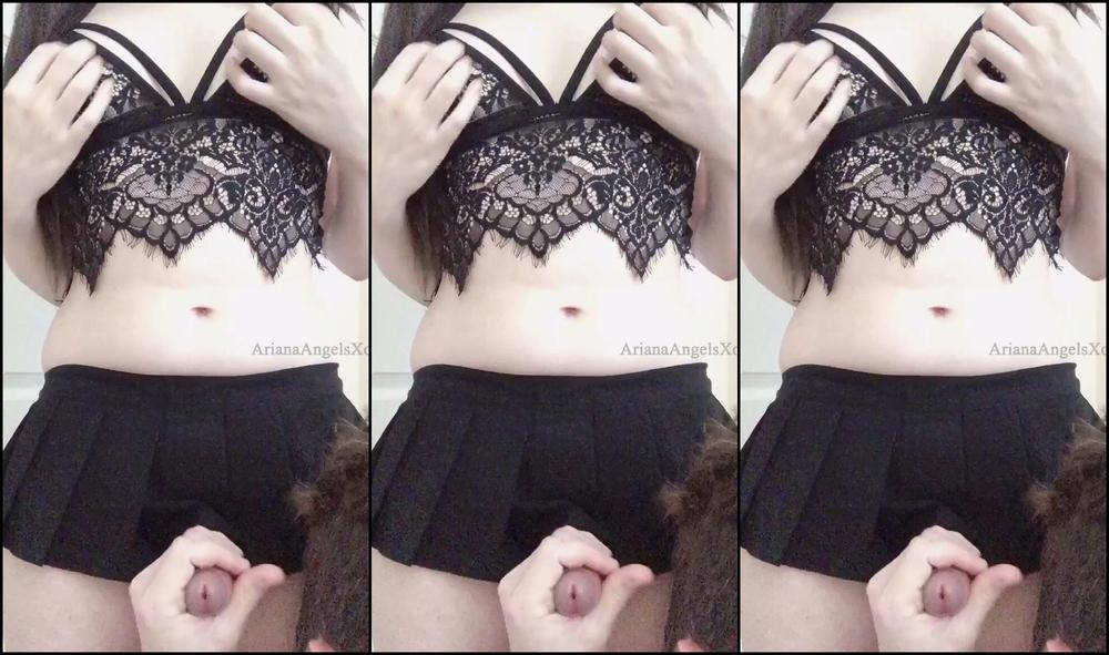 Arianaangelsxo I Love When My Little Slave Sucks Me Off Under My Mini Skirt It Gets Me So Hard