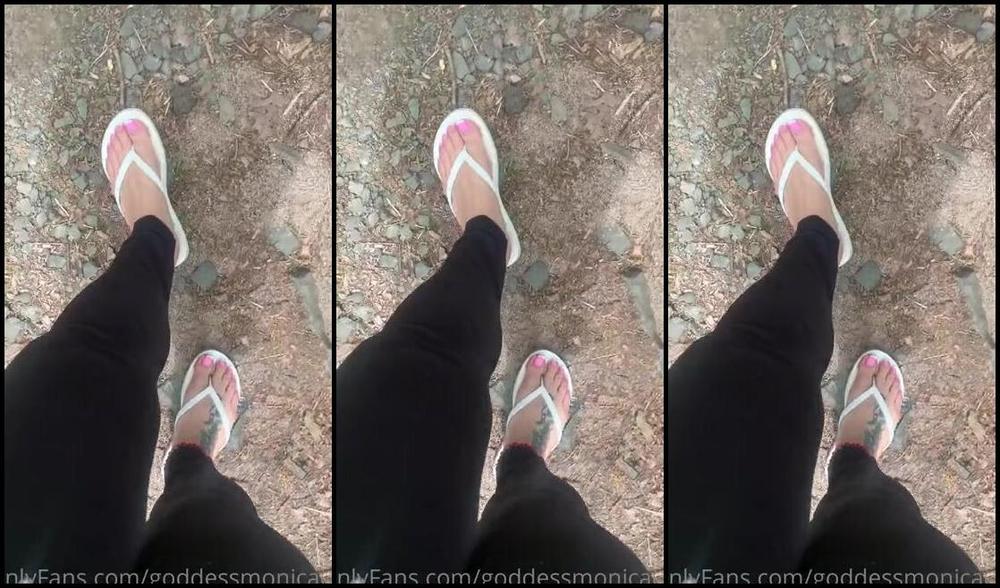 Goddessmonica00W Onlyfans It S Flip Flop Friday But Look What Happened To My White Old Naviesp