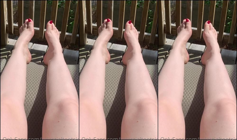 Celestialtootsies Straight Up Vibing Today Enjoy My Pov While I Get Some Sun Lol And Sorry For The Prickly