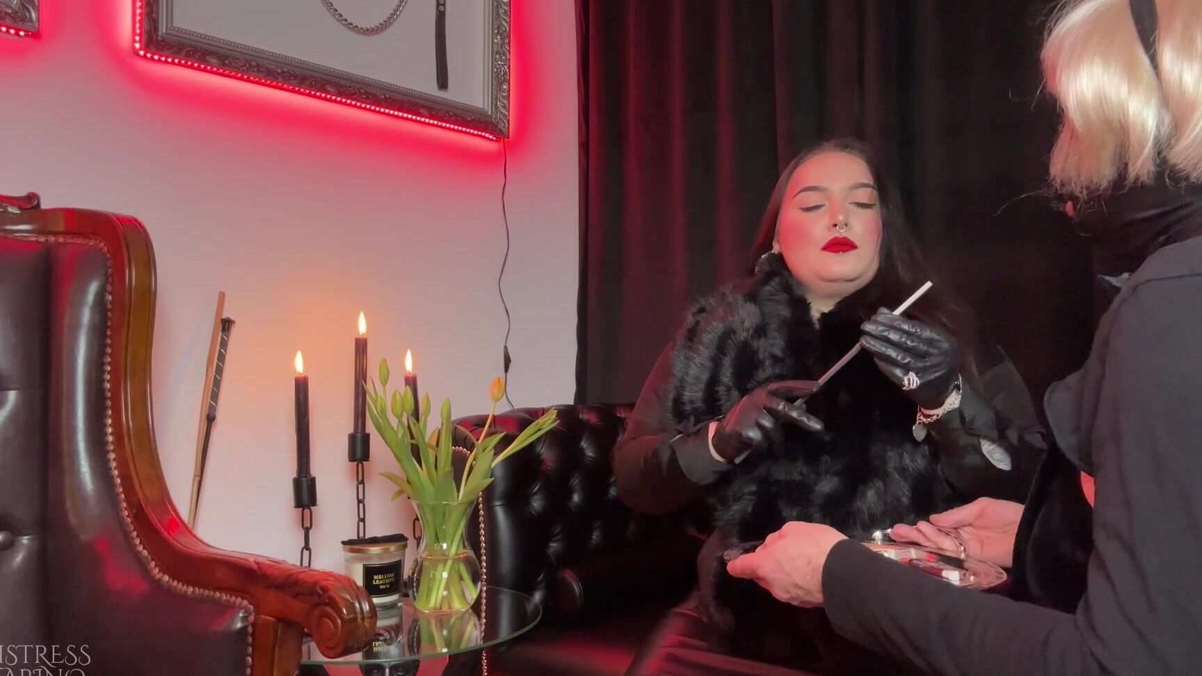 Mistresskarino Smoking Break With My Slave