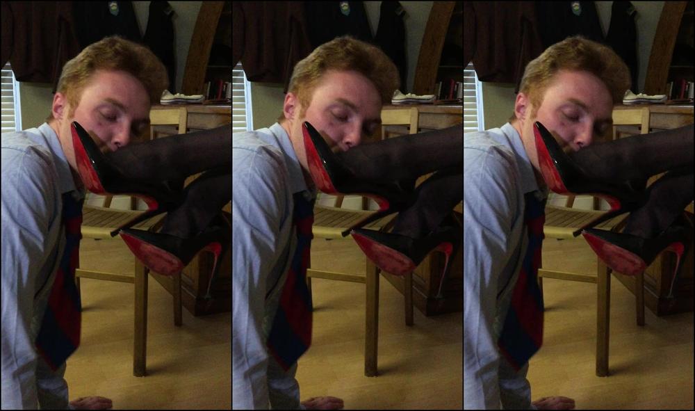 Miss Ruby Marks Shoe Fetish Clip Worshipping My Louboutins Is One Of The Highest