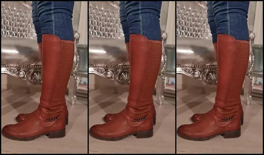 Fetishliza Onlyfans Here Is The 2Nd Pair Of Leather Boots That Need A Serious Tongue Bath From You