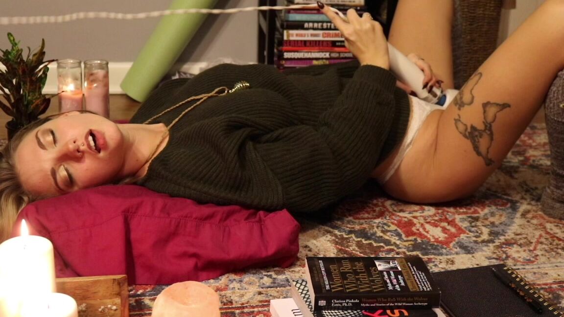 Hitachi, Blonde, Big Boobs, All Natural, Socks lilyivy sweet sensual hitachi orgasm in sweater ManyVids