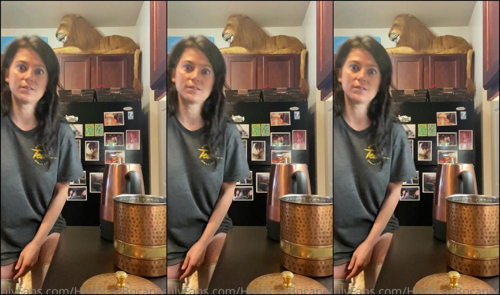 Heidi Lee Bocanegra Dishes Coffee