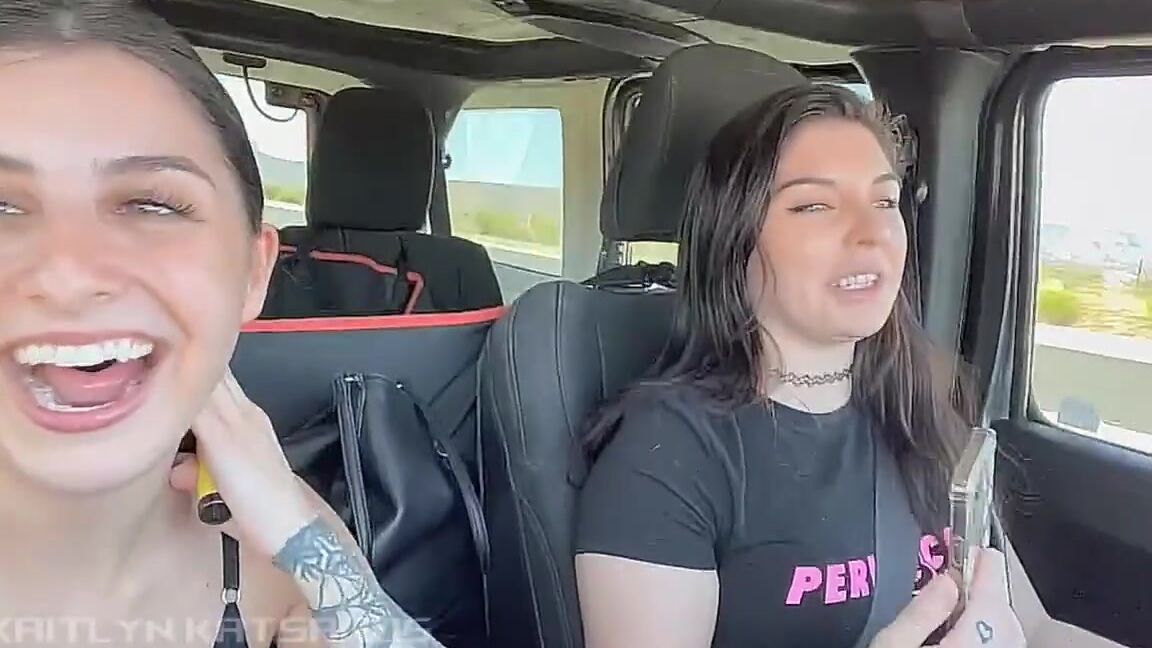 Hardcore, Puke, Face Slapping, Vomit, Face Punching, Drooling Kaitlyn Katsaros & KC - Outdoor puke fun Kaitlynkatsarosofficial.com