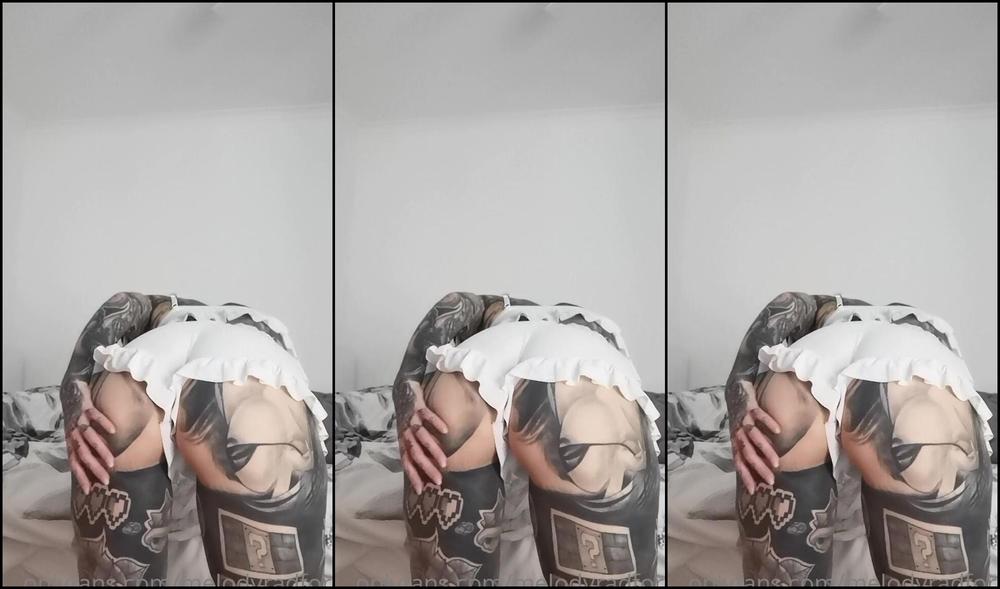 Melodyradford Hot Slomo Twerk Video In Cute Pajama Set