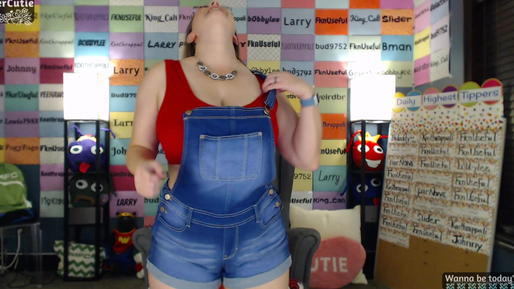 Ambercutie Overalls Are Fun When You Have Huge Boobies